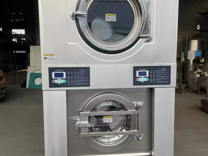อวกาศ-การออกแบบที่ประหยัดของเครื่องอบผ้าอัตโนมัติเต็มรูปแบบที่ทันสมัย